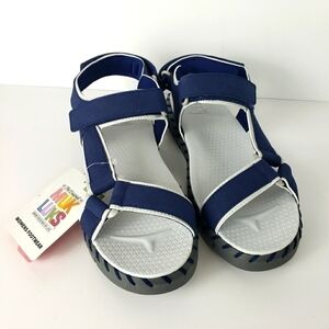 MUK LUKS Womans Flexi Woodstock Sandal Blue. Various Sizes. NWT